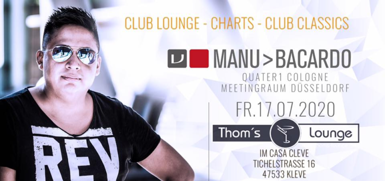 Club Classics mit DJ Manu Bacardo in Thom’s Lounge