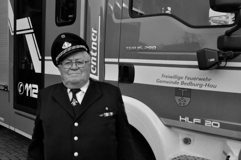 Die Freiwillige Feuerwehr Bedburg-Hau trauert um Karl Remmen